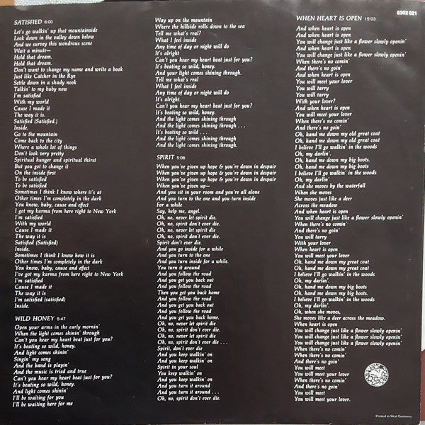 Van Morrison – Common One LP vinyl record, image 7 of 8