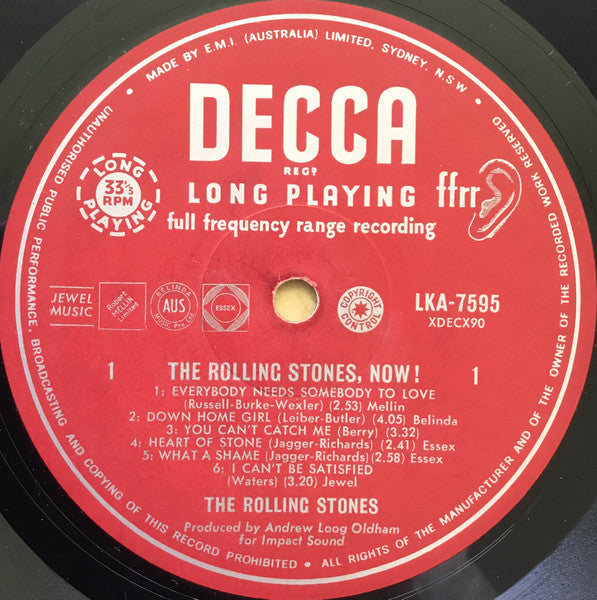 The Rolling Stones – The Rolling Stones, Now! LP vinyl record, image 3 of 4