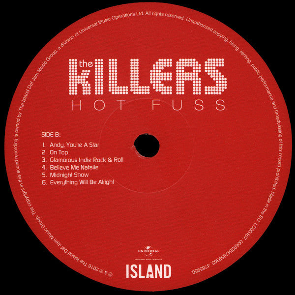 The Killers – Hot Fuss LP vinyl record, image 6 of 7