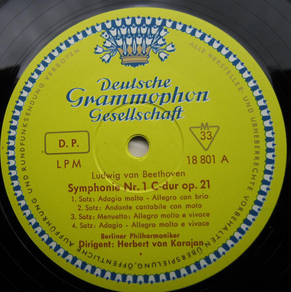 Ludwig van Beethoven, Herbert von Karajan, Berliner Philharmoniker – 9 Symphonien (8xLP) LP vinyl record, image 4 of 4