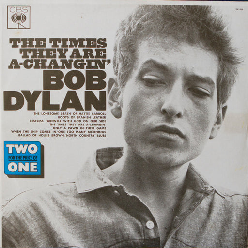Bob Dylan – The Times They Are A-Changin' / Bob Dylan LP vinyl record, image 1 of 9