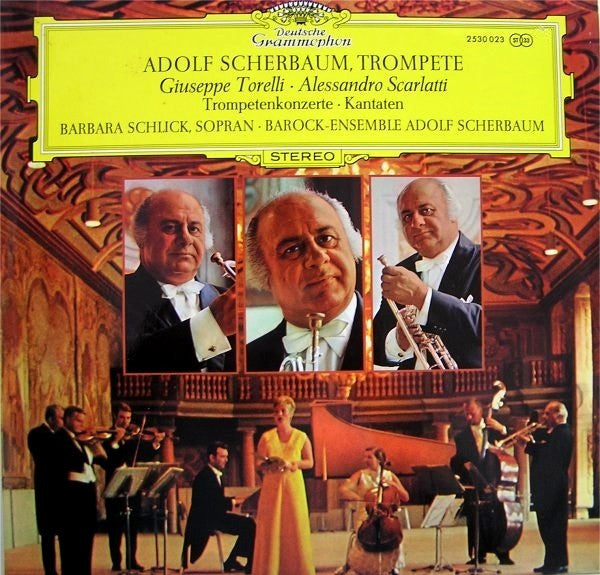 Adolf Scherbaum, Barbara Schlick – Trompetenkonzerte, Kantaten LP vinyl record, image 1 of 4