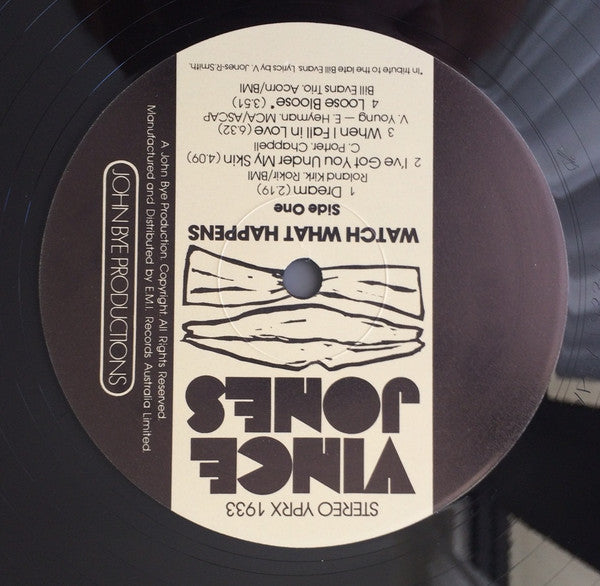 Vince Jones – Watch What Happens LP vinyl record, image 4 of 5