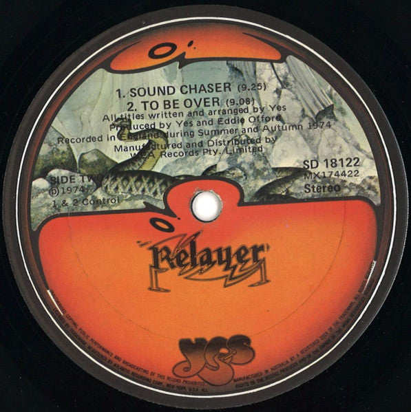 Yes – Relayer LP vinyl record, image 8 of 8