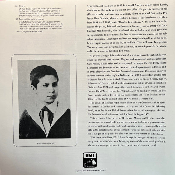 Artur Schnabel, Ludwig van Beethoven – Beethoven Piano Music Volume 5 (3xLP) LP vinyl record, image 10 of 10