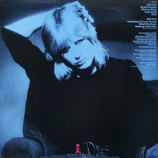 Marianne Faithfull – Broken English LP vinyl record, image 2 of 6