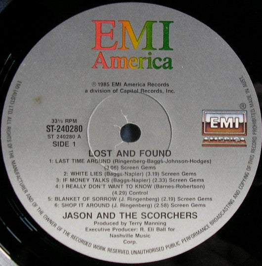 Jason & The Scorchers – Lost & Found LP vinyl record, image 3 of 4