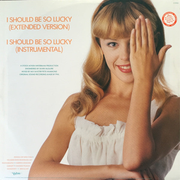 Kylie Minogue – I Should Be So Lucky 12" vinyl record, image 2 of 4