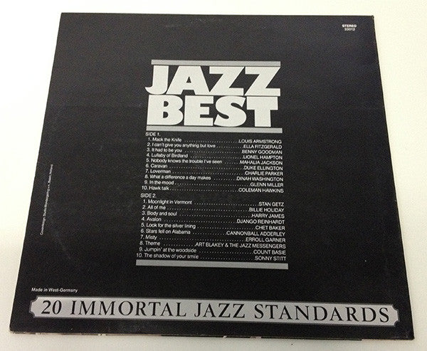 Various – Jazz Best - 20 Immortal Jazz Standards LP vinyl record, image 2 of 4