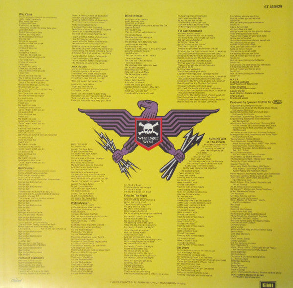 W.A.S.P. – The Last Command LP vinyl record, image 3 of 7