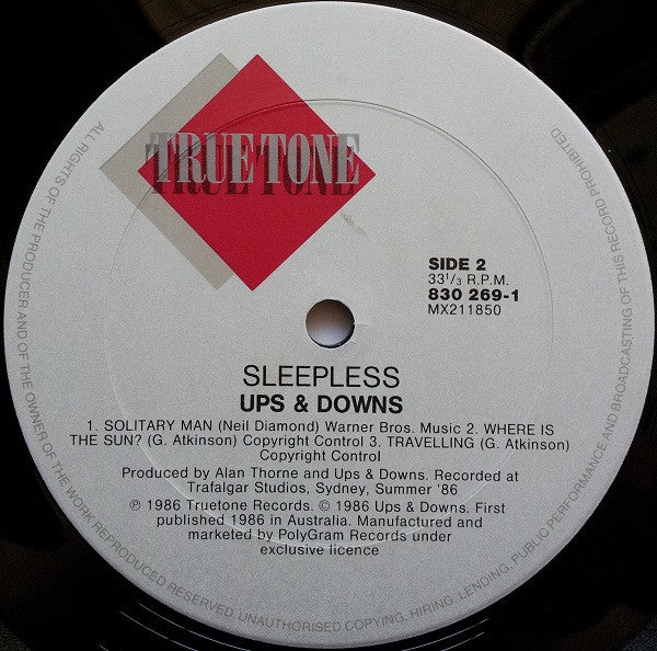 Ups And Downs – Sleepless LP vinyl record, image 6 of 6