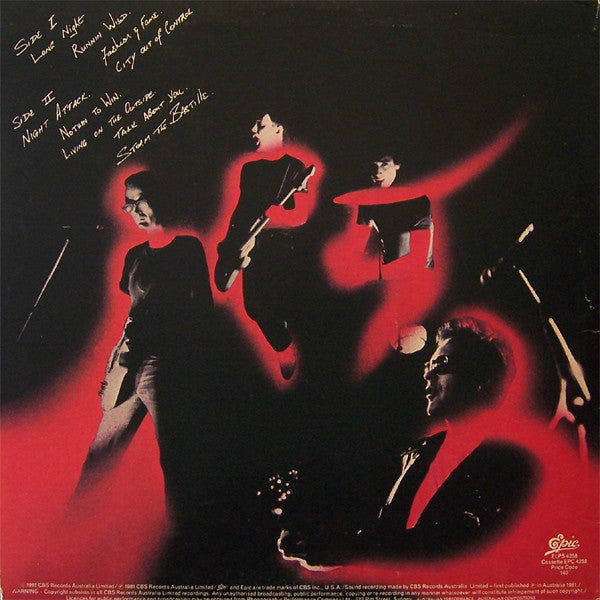 The Angels – Night Attack LP vinyl record, image 2 of 6