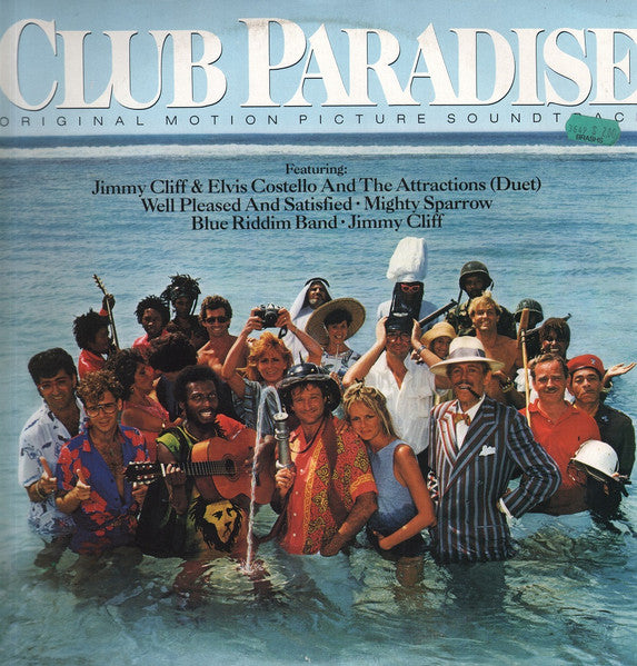 Various – Club Paradise - Original Motion Picture Soundtrack LP vinyl record, image 1 of 2