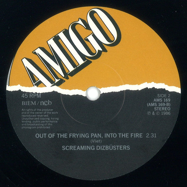 Screaming Dizbüsters – This Ain't The Summer Of Love 7" vinyl record, image 4 of 4