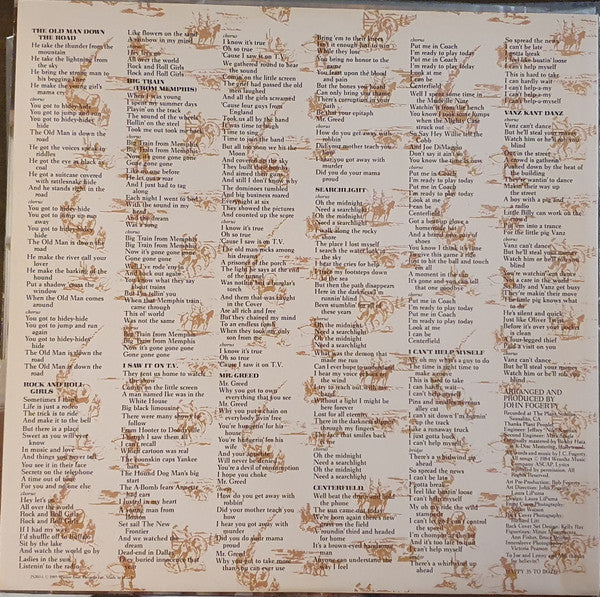 John Fogerty – Centerfield LP vinyl record, image 6 of 6