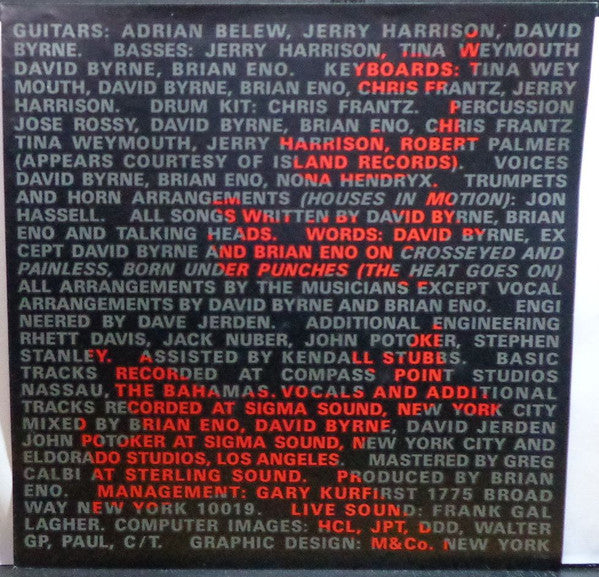 Talking Heads – Remain In Light LP vinyl record, image 5 of 9