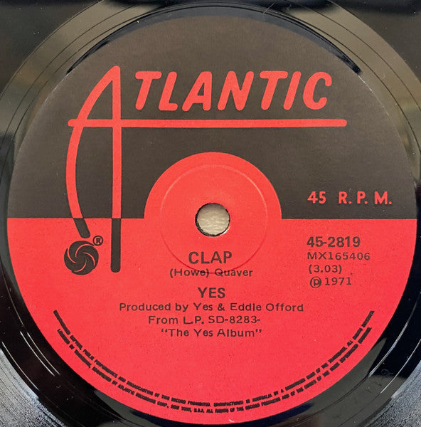 Yes – Your Move 7" vinyl record, image 2 of 3