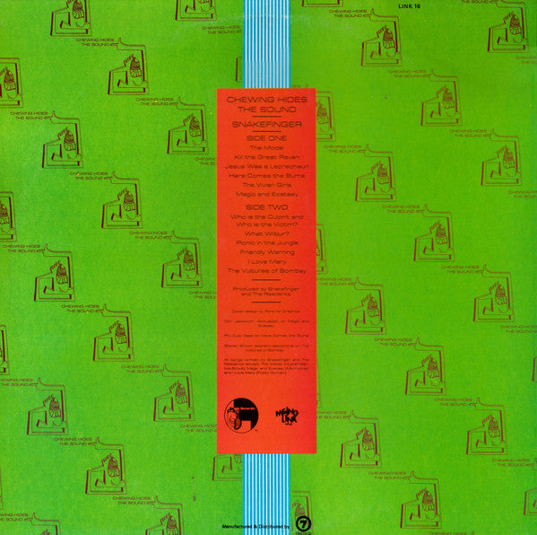 Snakefinger – Chewing Hides The Sound LP vinyl record, image 2 of 4