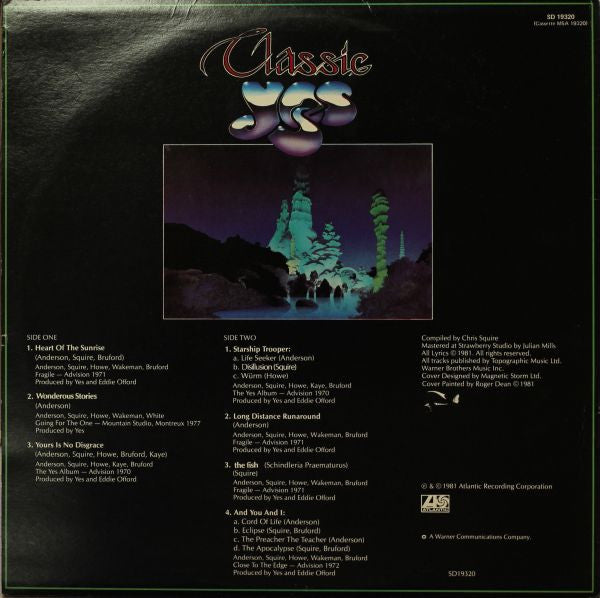 Yes – Classic Yes LP vinyl record, image 2 of 4