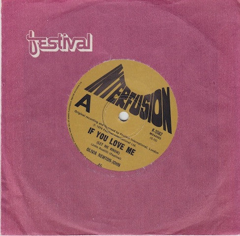 Olivia Newton-John – If You Love Me (Let Me Know) 7" vinyl record, image 3 of 3