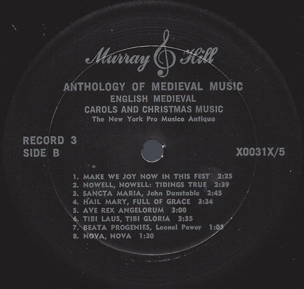 Various – Anthology Of Medieval Music (5xLP) LP vinyl record, image 8 of 10