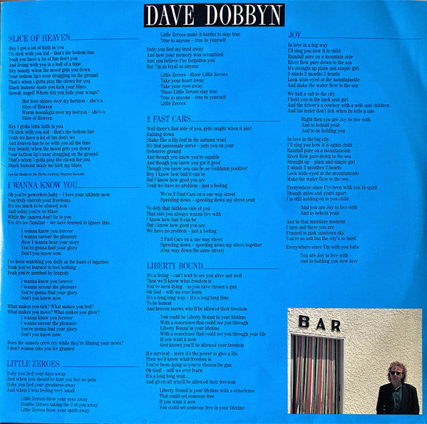 Dave Dobbyn – Loyal LP vinyl record, image 5 of 8