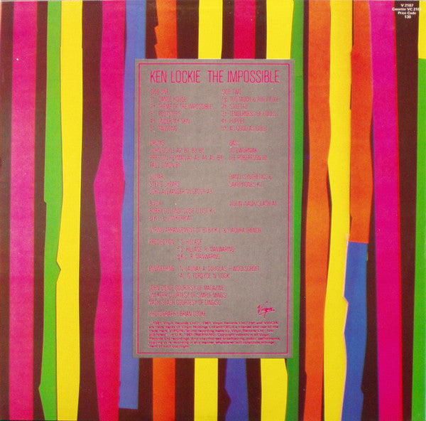 Ken Lockie – The Impossible LP vinyl record, image 2 of 5