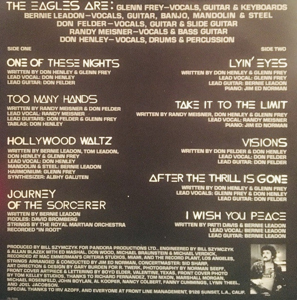 Eagles – One Of These Nights LP vinyl record, image 4 of 6