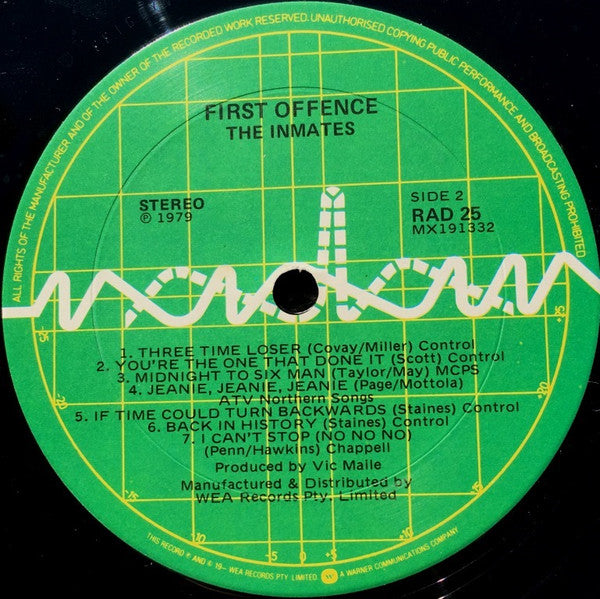 The Inmates – First Offence LP vinyl record, image 4 of 4