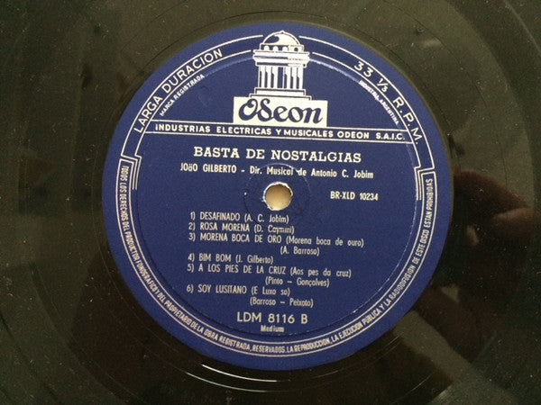 João Gilberto – Basta De Nostalgias LP vinyl record, image 3 of 4