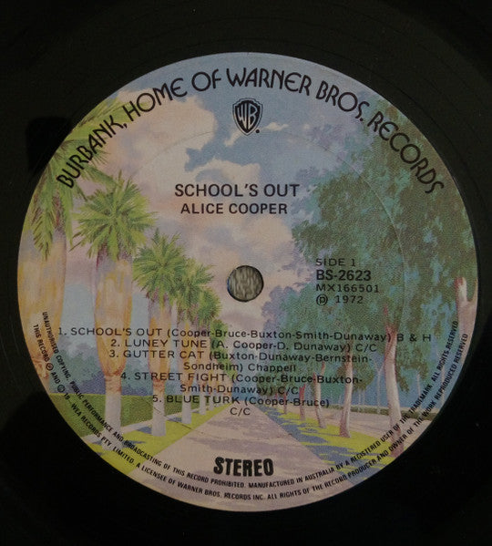 Alice Cooper – School's Out LP vinyl record, image 4 of 7