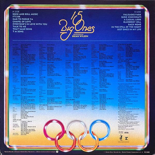 The Beach Boys, The Beach Boys – 15 Big Ones = 偉大なる15年 LP vinyl record, image 4 of 10