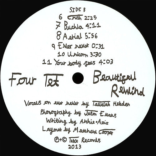 Four Tet – Beautiful Rewind LP vinyl record, image 4 of 4