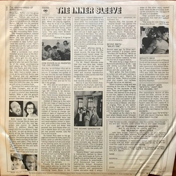 The Jerry Hahn Brotherhood – The Jerry Hahn Brotherhood LP vinyl record, image 5 of 5