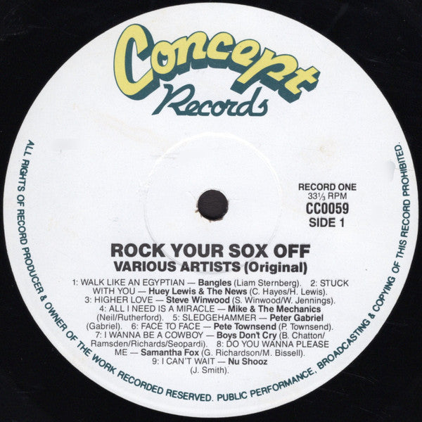 Various – Rock Your Sox Off (2xLP) LP vinyl record, image 4 of 7