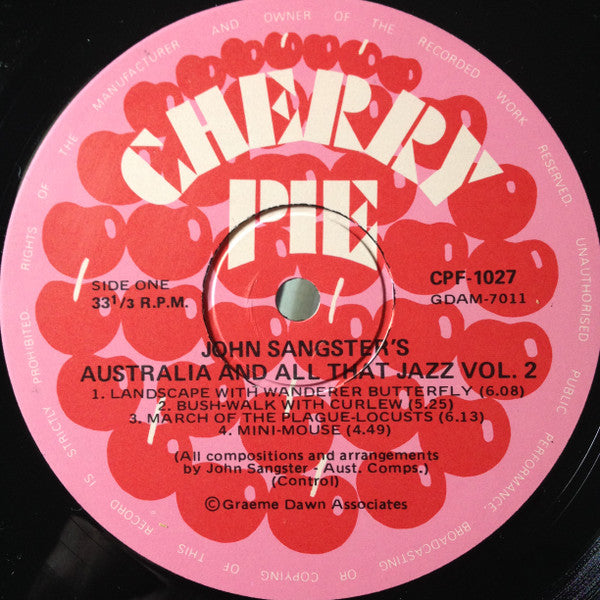 John Sangster – Australia And All That Jazz Vol. 2 LP vinyl record, image 7 of 8
