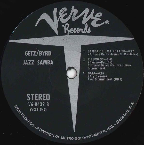 Stan Getz, Charlie Byrd – Jazz Samba LP vinyl record, image 5 of 8