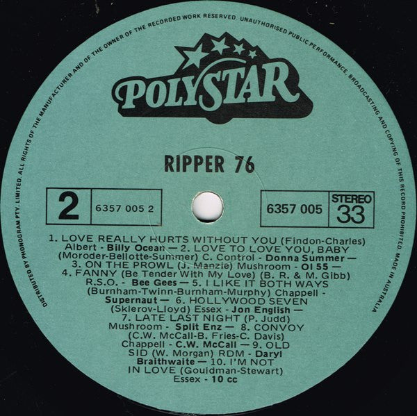 Various – Ripper '76 LP vinyl record, image 4 of 6
