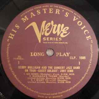 Gerry Mulligan & The Concert Jazz Band, Zoot Sims – Gerry Mulligan And The Concert Jazz Band On Tour LP vinyl record, image 3 of 5
