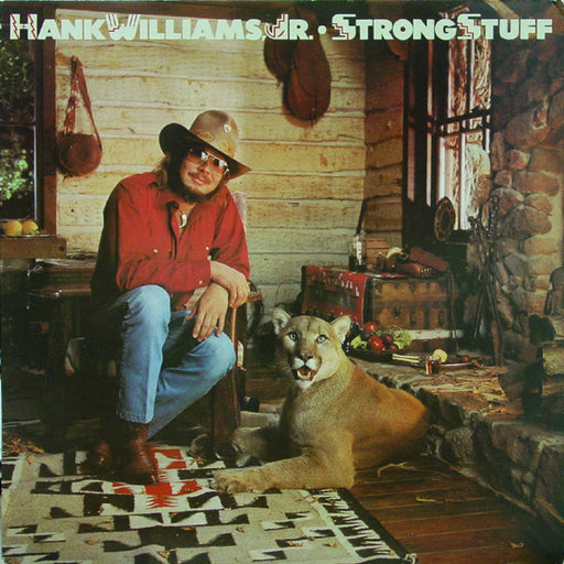 Hank Williams Jr. – Strong Stuff LP vinyl record, image 1 of 6