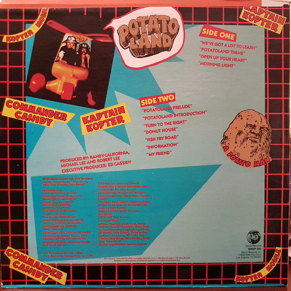 Spirit – The Adventures Of Kaptain Kopter & Commander Cassidy In Potato Land LP vinyl record, image 2 of 5