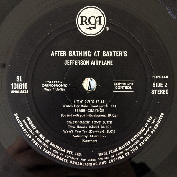 Jefferson Airplane – After Bathing At Baxter's LP vinyl record, image 4 of 4