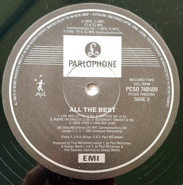 Paul McCartney – All The Best! (2xLP) LP vinyl record, image 7 of 10