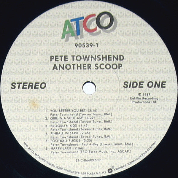 Pete Townshend – Another Scoop (2xLP) LP vinyl record, image 5 of 8
