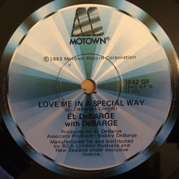 El DeBarge, DeBarge – Who's Johnny 7" vinyl record, image 4 of 4