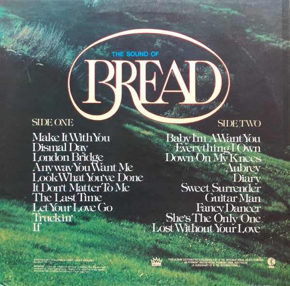 Bread – The Sound Of Bread LP vinyl record, image 2 of 4