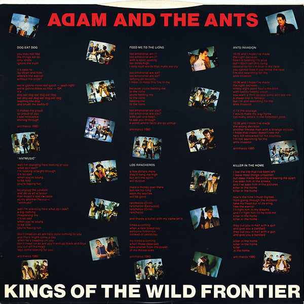 Adam And The Ants – Kings Of The Wild Frontier LP vinyl record, image 5 of 10