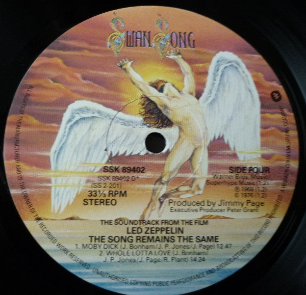 Led Zeppelin – The Soundtrack From The Film The Song Remains The Same (2xLP) LP vinyl record, image 6 of 6