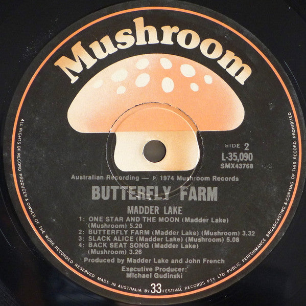 Madder Lake – Butterfly Farm LP vinyl record, image 6 of 10