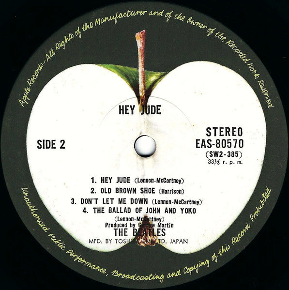 The Beatles, The Beatles – Hey Jude = ヘイ・ジュード LP vinyl record, image 4 of 10